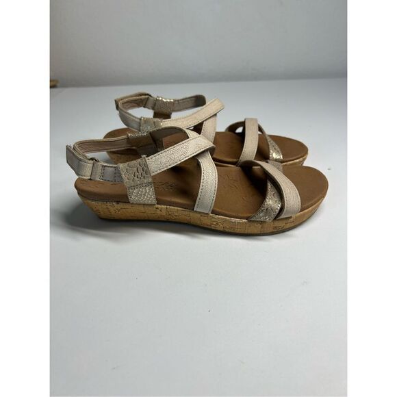 Skechers Luxe Foam Comfort Velcro Strap Sandals Size 5,5 - Picture 1 of 10